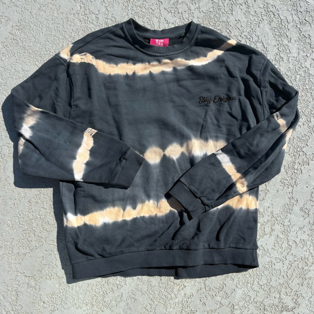 One Teaspoon Tie-Dye Crew Neck Sweater